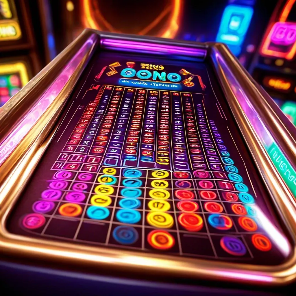 Keno_Randomness_Illuminated_Board